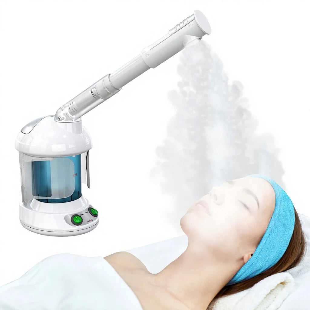 Hot Facial Steamer Professional Electric Ionic Nano Hydration Portable Facial Steamer On home-use Deep Cleansing Steamer Machine