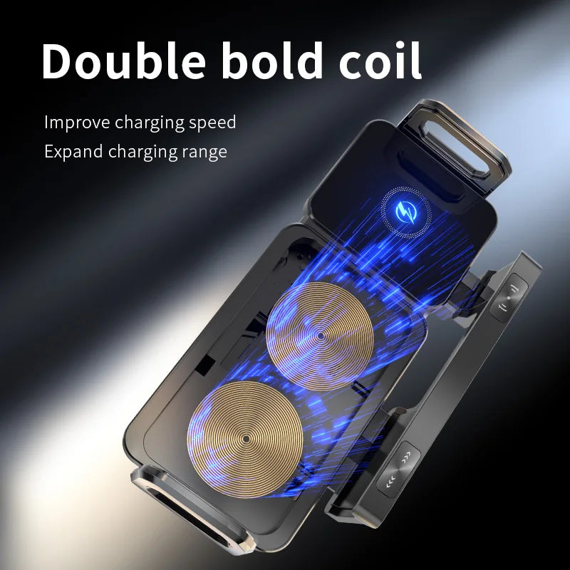 Multifunctional Universal Car Magnetic 360 Flexible Magnetic Wireless Chargers Phone Car Holder Mount iPad Wireless Car Charger