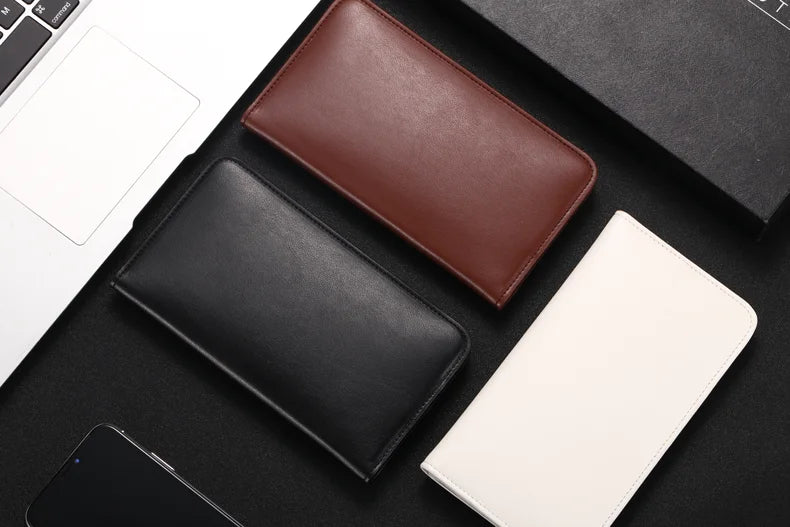 Unique Ideas Christmas Promotional Gifts Portable Wireless Charging Power Bank Wallet with Card Pocket for Men and Women