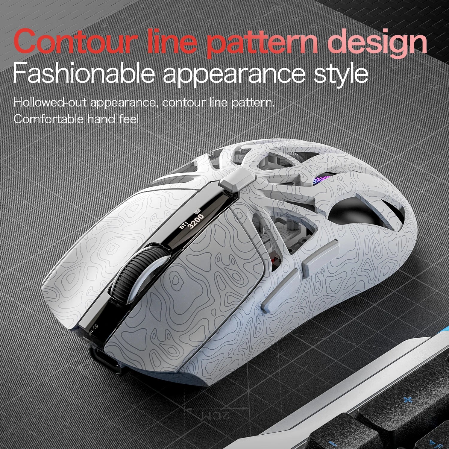 M8 Gaming Mouse with 6 Buttons, 1000Hz Polling Rate and 300IPS Sensor