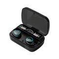M10 TWS Bluetooth Earphones with Charging Case, 9D Stereo Sound, Waterproof Sports Headphones with Built-in Microphone