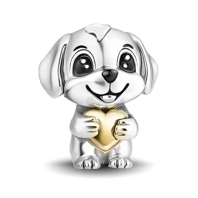 925 Sterling Silver Sunglasses Duck Puppy Cooking Mouse Bead Diy Bracelet Bangle Making Gift Of High Quality Fine Jewelry