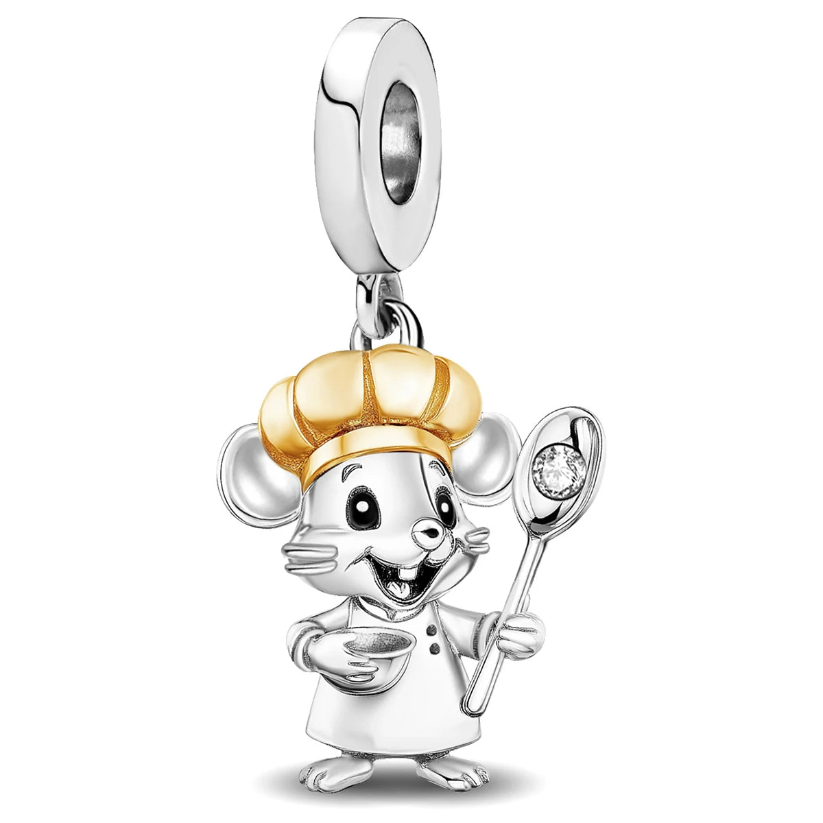 925 Sterling Silver Sunglasses Duck Puppy Cooking Mouse Bead Diy Bracelet Bangle Making Gift Of High Quality Fine Jewelry