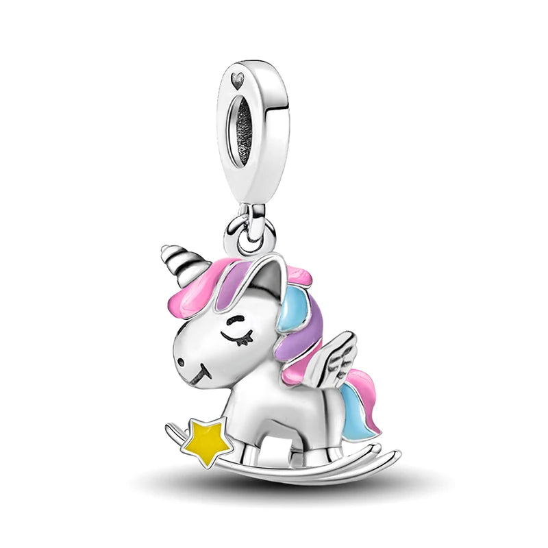 925 Sterling Silver Sunglasses Duck Puppy Cooking Mouse Bead Diy Bracelet Bangle Making Gift Of High Quality Fine Jewelry
