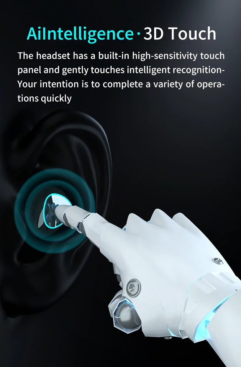 M10 TWS Bluetooth Earphones with Charging Case, 9D Stereo Sound, Waterproof Sports Headphones with Built-in Microphone