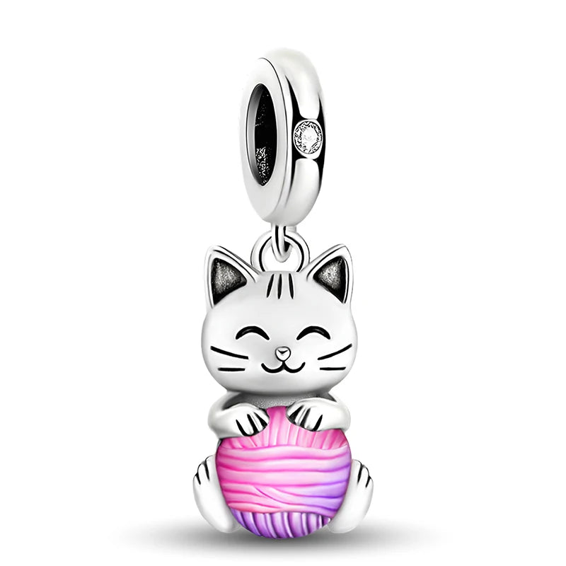 925 Sterling Silver Sunglasses Duck Puppy Cooking Mouse Bead Diy Bracelet Bangle Making Gift Of High Quality Fine Jewelry