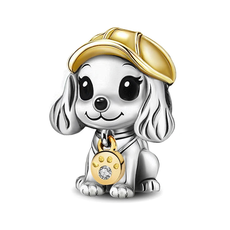 925 Sterling Silver Sunglasses Duck Puppy Cooking Mouse Bead Diy Bracelet Bangle Making Gift Of High Quality Fine Jewelry
