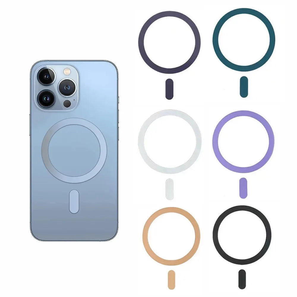 cltgxdd 1piece FOR Magsafe magnetic plate ring universal metal sticker holder wireless charger magnetic car holder accessories