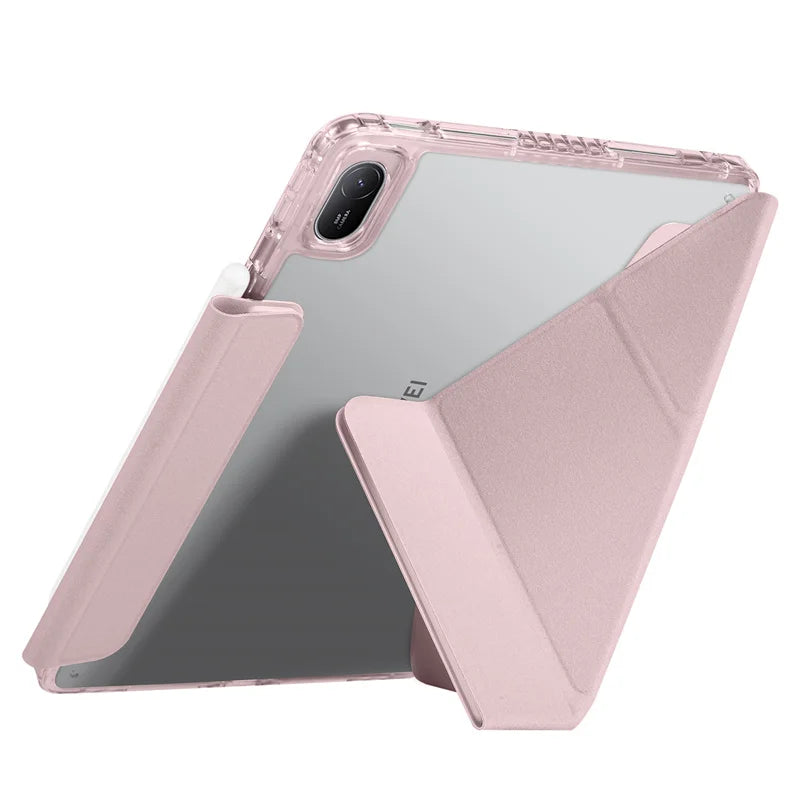 Funda For Oneplus Pad 3 Case 13.2 inch Smart Fold PU Leather Acrylic Back Magnetic Cover For OnePlus Pad 3 One Plus Pad 3 Case