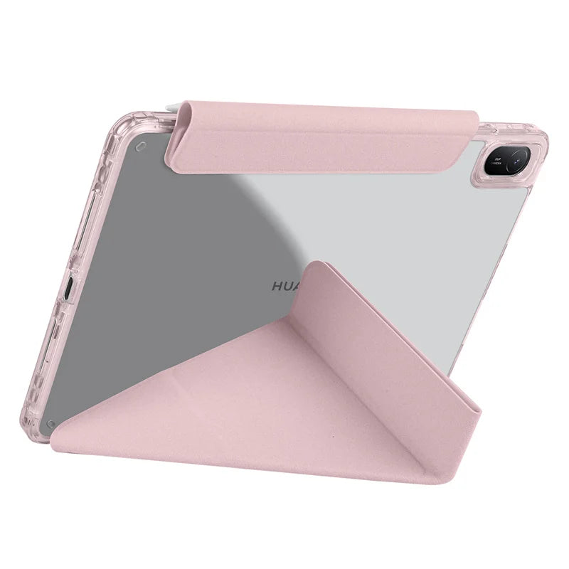 Funda For Oneplus Pad 3 Case 13.2 inch Smart Fold PU Leather Acrylic Back Magnetic Cover For OnePlus Pad 3 One Plus Pad 3 Case