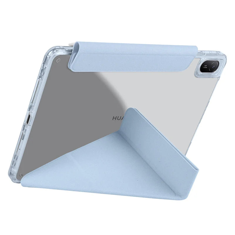 Funda For Oneplus Pad 3 Case 13.2 inch Smart Fold PU Leather Acrylic Back Magnetic Cover For OnePlus Pad 3 One Plus Pad 3 Case