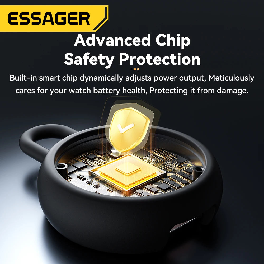 Essager USB C Wireless Charger for Apple IWatch 9 8 SE Ultra Protable Magnetic Charger Charging Dock Station Type C Watch Charge