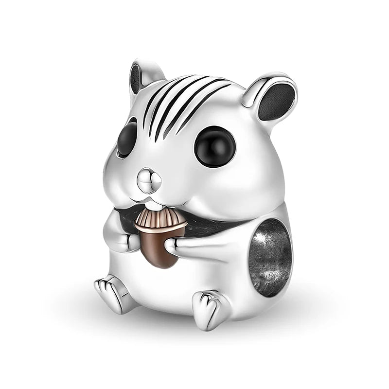 925 Sterling Silver Sunglasses Duck Puppy Cooking Mouse Bead Diy Bracelet Bangle Making Gift Of High Quality Fine Jewelry