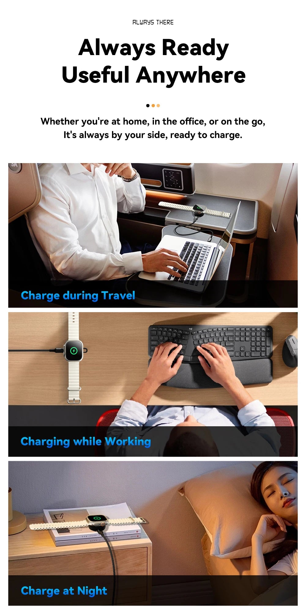 Essager USB C Wireless Charger for Apple IWatch 9 8 SE Ultra Protable Magnetic Charger Charging Dock Station Type C Watch Charge