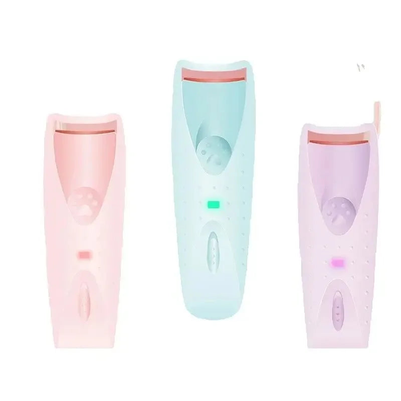 Electric Heated Eyelash Curler for Women Long Lasting Automatic Eye Lash Perm Tool New Makeup Accessory Heated Lashes Clip
