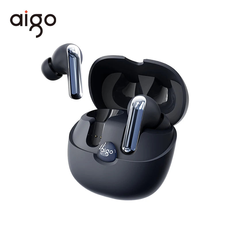 Aigo TA51 True Wireless Earbuds Bluetooth 5.4 Earphones Sports Gaming Headphone Waterproof HD Call ANC 300mah Battery Headset