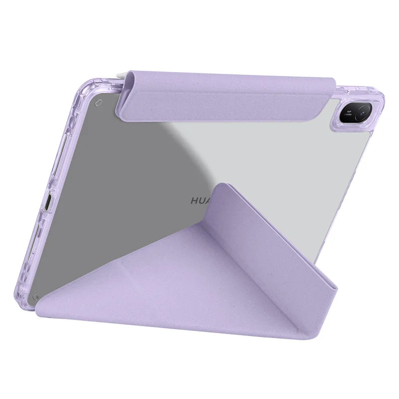 Funda For Oneplus Pad 3 Case 13.2 inch Smart Fold PU Leather Acrylic Back Magnetic Cover For OnePlus Pad 3 One Plus Pad 3 Case