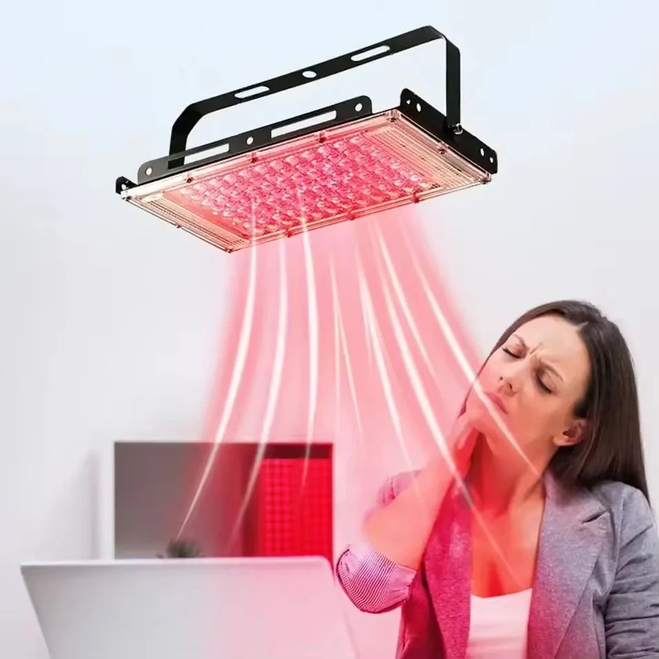 Red Light Therapy Lamp 96pcs LEDs 660nm 850nm Infrared Light Panel Device for Facial Anti Aging Skin Care Beauty Device