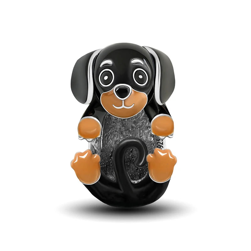 925 Sterling Silver Sunglasses Duck Puppy Cooking Mouse Bead Diy Bracelet Bangle Making Gift Of High Quality Fine Jewelry