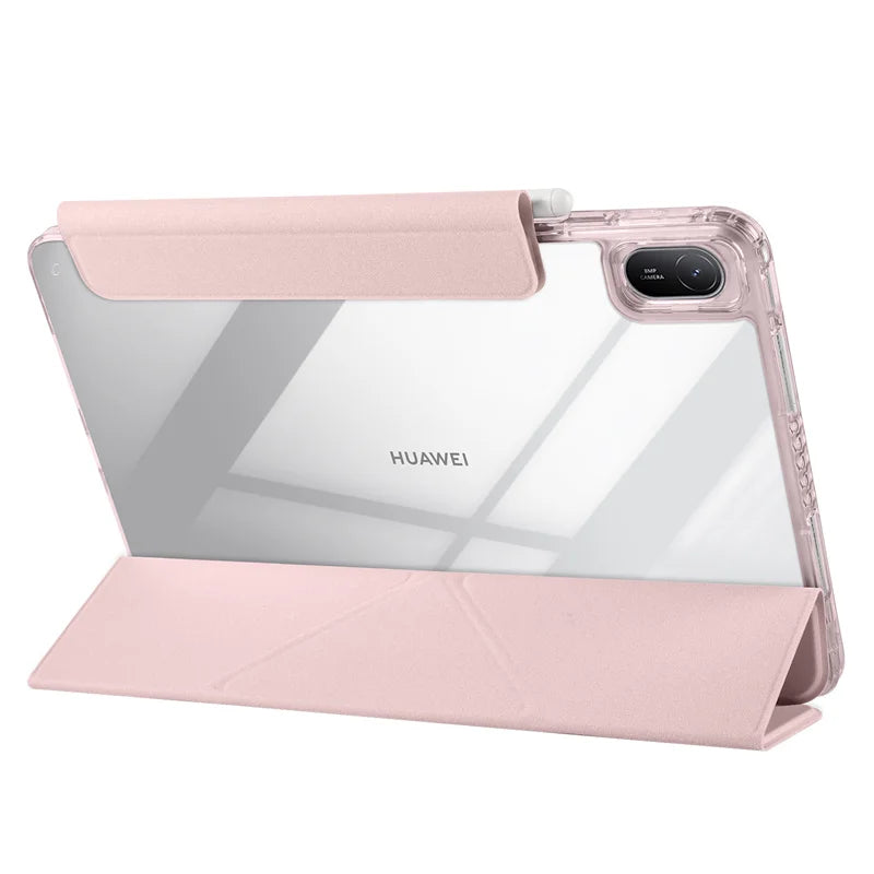 Funda For Oneplus Pad 3 Case 13.2 inch Smart Fold PU Leather Acrylic Back Magnetic Cover For OnePlus Pad 3 One Plus Pad 3 Case