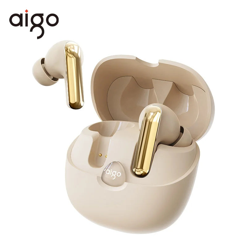 Aigo TA51 True Wireless Earbuds Bluetooth 5.4 Earphones Sports Gaming Headphone Waterproof HD Call ANC 300mah Battery Headset